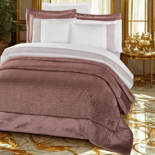 PASIONI - Velvet - Reale -  Velvet Tarçın Çift Kişilik Çeyiz Seti